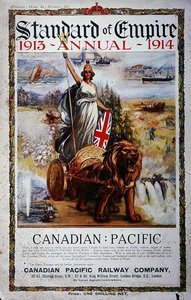 Publicité sur la couverture du Standard of Empire Annual 1913-14