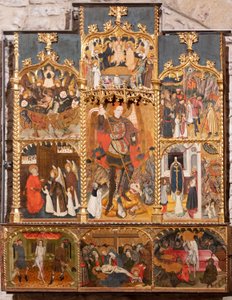 Retable de Sant Miquel, Jaume Cirera, Guillem Talarn - School Catalan