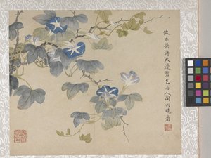 Album de 8 feuilles de fleurs, milieu des années 1700 - School Chinese