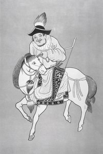 Un archer à cheval mongol, d