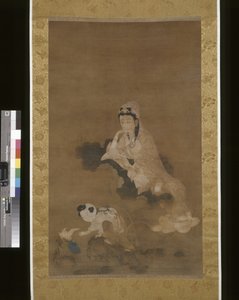 Avalokitesvara (Guanyin) sur lotus - School Chinese