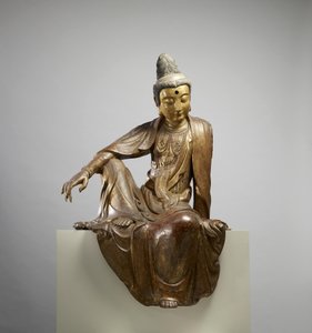 Bodhisattva Guanyin, dynastie Ming, fin du XIVe-XVe siècle - School Chinese