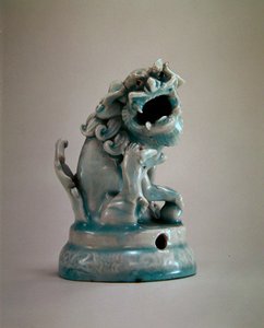 Porte-encens, dynastie Yuan (1271-1368), début du 14ème siècle (porcelaine)