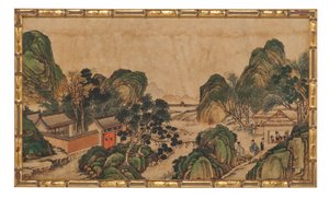 Une des vingt-quatre scènes du Rêve du pavillon rouge - School Chinese