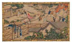 Une des Vingt-Quatre Scènes du Rêve de la Chambre Rouge - School Chinese