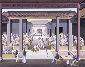 Battre le thé, c.1800 - School Chinese