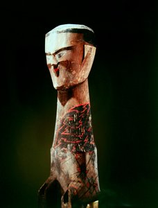 Statuette, dynastie Zhou (1046-256 av. J.-C.), 4e - 3e siècle av. J.-C. (détail) - School Chinese