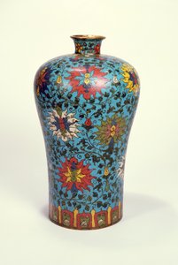Vase (émail cloisonné)