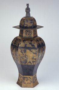 Vase et couvercle, dynastie Ming - School Chinese
