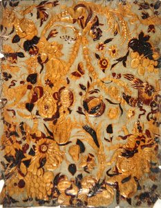 Papier peint doré (cuir) - School Dutch