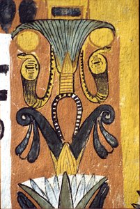Égypte ancienne, peinture murale, Tombe de Sennedjem, Deir el-Médineh, Thèbes, Tombe des Nobles - School Egyptian