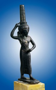 Antiquité égyptienne : statuette du dieu guerrier Onouris (ou Chou), Paris, Musée du Louvre - School Egyptian