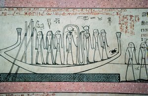 Louxor, Thèbes : Rive gauche du Nil : Vallée des Rois, tombe de Thoutmosis III - School Egyptian