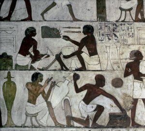 Louxor Thèbes : Nécropole des Nobles, Tombe de Rekhmire, artisans - School Egyptian