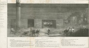 Bilston - une section de la mine de Bradley : lithographie, nd [?19e siècle] (impression)