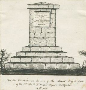 Blithfield - Mémorial sur le site de l
