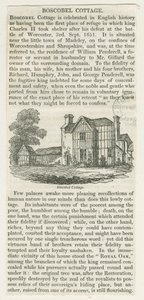 Maison de Boscobel - School English