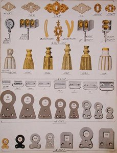 Ferrures de serrure de porte, d