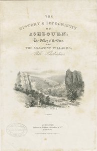 Dovedale - paysage (lithographie) - School English