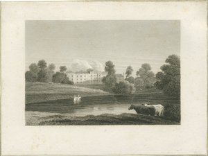 Enville Hall (gravure) - School English