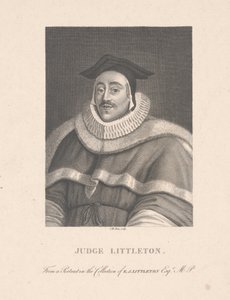 Juge Littleton, gravé par C. M. Dien (gravure) - School English