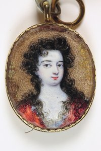 Lady Mary Lennard ou (probablement) Lady Anne Lennard en robe rouge