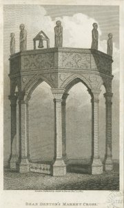 Lichfield - Place du Marché : gravure, nd [c 1805] (impression) - School English