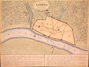 Carte de Londres à l