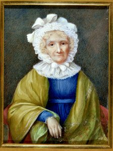 Portrait miniature de Hannah More (1745-c.1833) - School English
