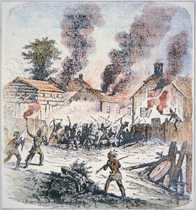 Les Indiens Nipmuc attaquent la colonie de Brookfield, Massachusetts en août 1675