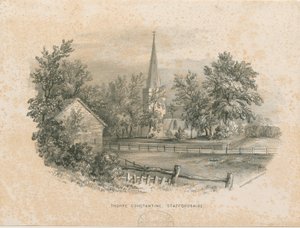 Église de Thorpe Constantine (lithographie) - School English