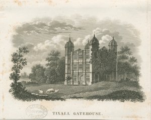 Tixall Hall - Pavillon : gravure (vignettée), nd [début 19e siècle]