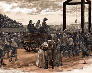 Tyburn sous le règne du roi Charles I (impression)