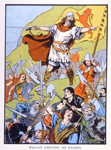 William Wallace dirigeant ses soldats