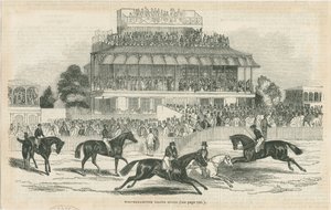 Wolverhampton - Grand Stand: gravure sur bois, nd [vers 1844] - School English