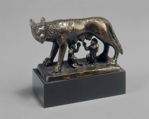 Romulus et Remus allaités par une louve