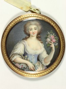 Une dame appelée Jeannette Lollier (émail)