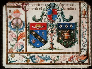 Armoiries des barbiers chirurgiens et des pharmaciens - School French
