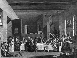 Révolution française et mouvement anti-révolutionnaire : Intérieur d