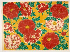 Motif floral japonais, illustration de 