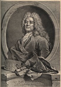 Portrait de Nicolas de Largillierre (gravure) - School French