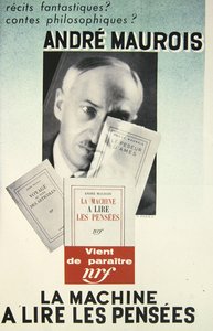 Affiche publicitaire pour un roman d