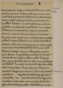 Récit de la traversée du fleuve Elbe par Charlemagne, 789 - School German