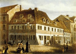 Lieu de naissance du compositeur Robert Schumann à Zwickau, Saxe