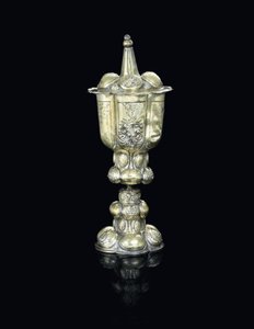 Coupe et couvercle, probablement Transylvanie, début XVIIe siècle - School Hungarian