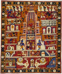 Diagramme du temple de Jagannath, vers 1930 - School Indian