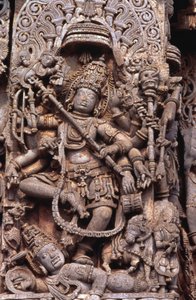 Sculpture du dieu Shiva tuant Andhakasura