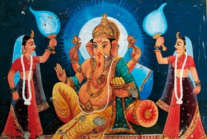 Représentation de Ganesh, Bénarès, Inde - School Indian