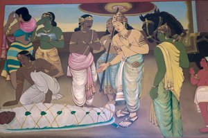 Mahanirvana de Bouddha - School Indian