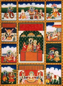Peinture miniature de Dus Avtar
